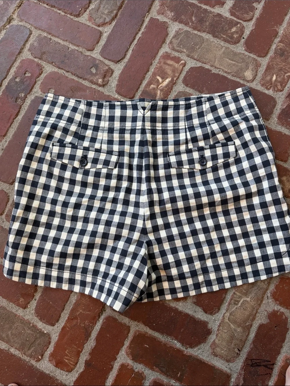 LOFT Gingham High Waisted Shorts - Picture 5 of 5